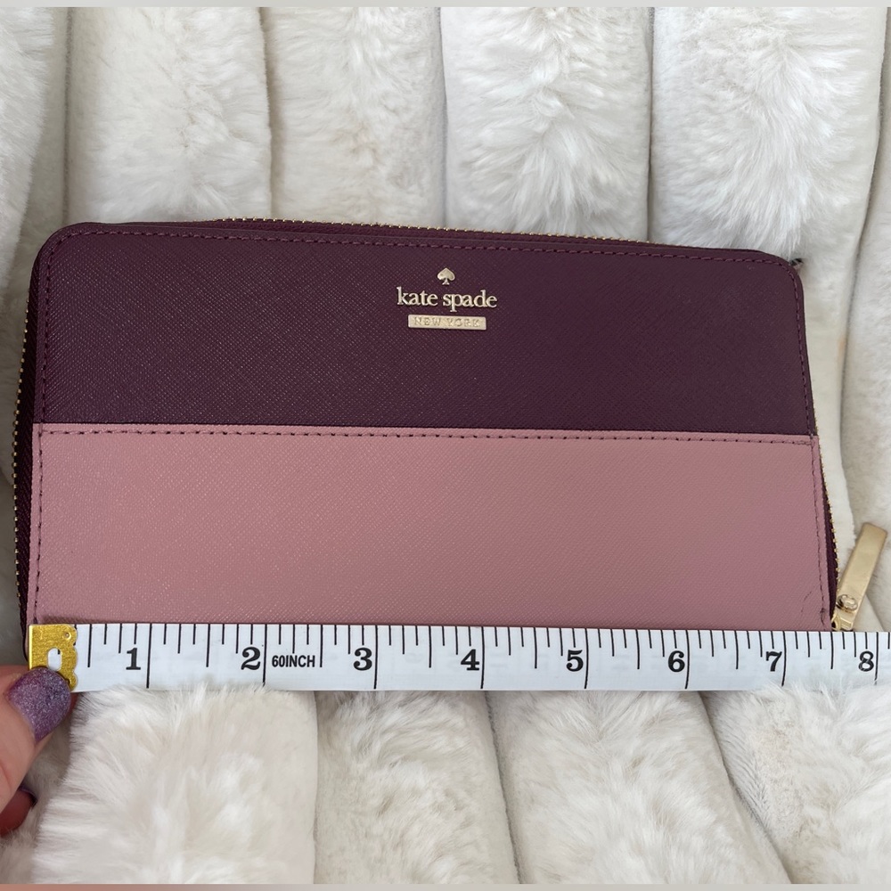 Kate Spade Laurel Way Large Continental Wallet Color Block - Picture 5 of 8